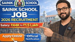 sainik school vacancy 2026