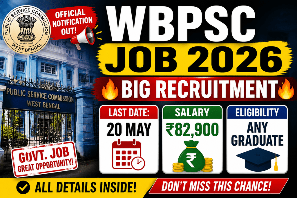 WBPSC miscellaneous vacancy